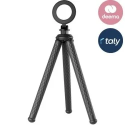 Telesin Deformable Octopus Flexible Magnetic Mount for Phones and action cameras - black